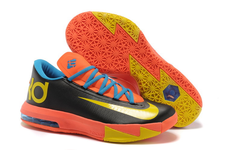 Nike Zoom KD 6 (VI) Black/Orange/Yellow