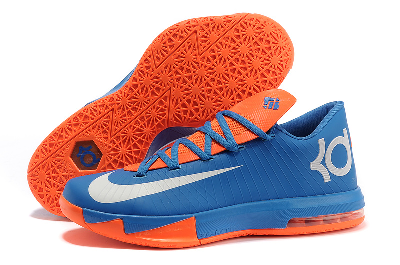 Nike Zoom KD 6 (VI) Blue/Total-Orange