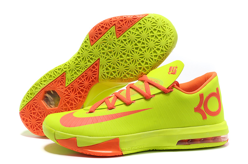 Nike Zoom KD 6 (VI) Volt/Fire-Red